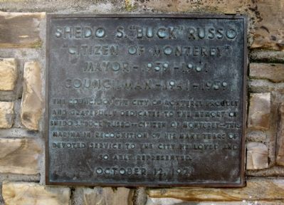 Russo Commemorative Marker image. Click for full size.