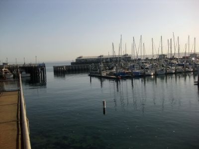 Mouth of Monterey Harbor (from Old Fisherman's Wharf) image. Click for full size.