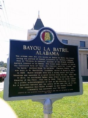Bayou La Batre, Alabama Marker image. Click for full size.