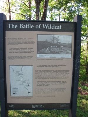 The Battle of Wildcat Marker image. Click for full size.