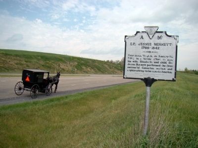 Dr. Jessee Bennett Marker. Click for full size. Dr. Jessee Bennett Marker image. Click for full size.