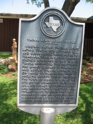 Thomas Lewis Latane Temple Marker image. Click for full size.