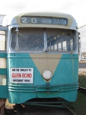 A Glen Echo Line Trolley in Roanoke, Virginia image. Click for full size.