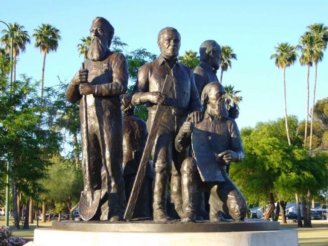 Mesa Pioneer Monument. Click for full size. Mesa Pioneer Monument image. Click for full size.