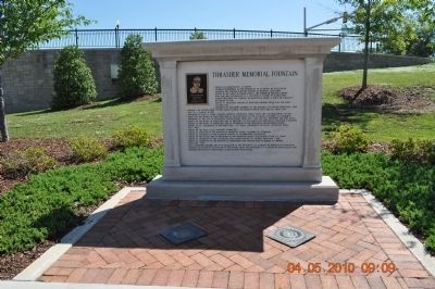 Thrasher Memorial Fountain Marker image. Click for full size.