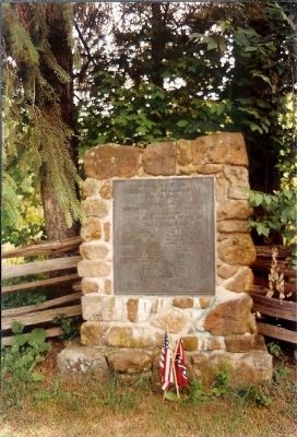 Commemorating The Battle Of McDowell Marker, the look in 1994 image. Click for full size.