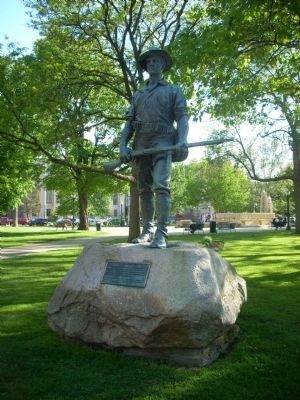 Spanish War Veterans Monument Marker image. Click for full size.