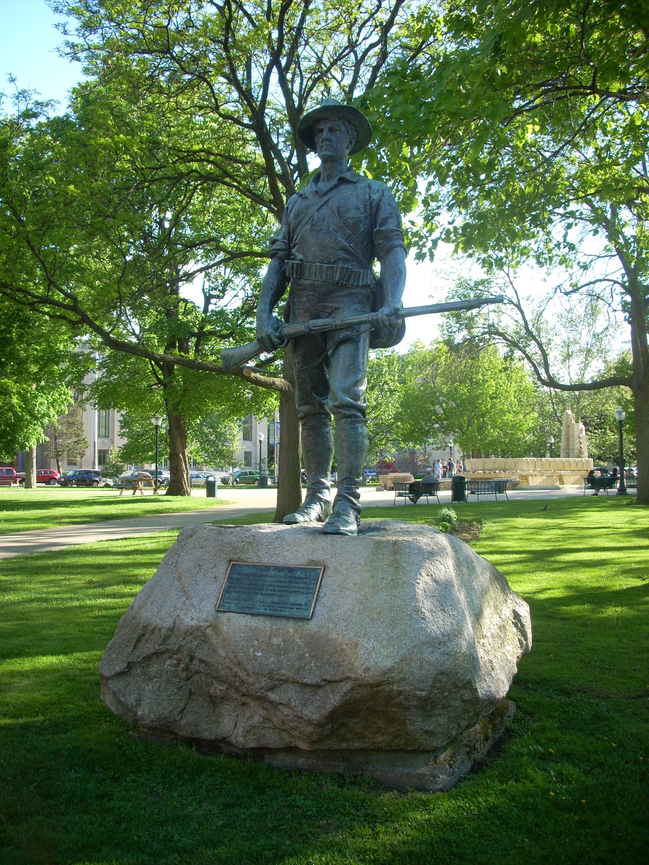 Spanish War Veterans Monument Marker