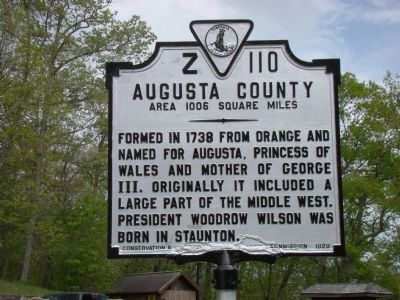 Augusta County Face of Marker image. Click for full size.