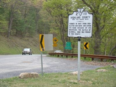 Highland County Face of Marker. Click for full size. Highland County Face of Marker image. Click for full size.