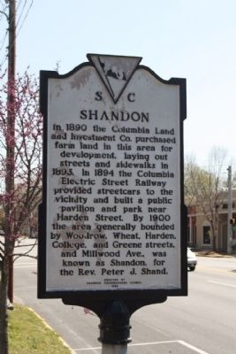 Shandon Marker. Click for full size. Shandon Marker image. Click for full size.