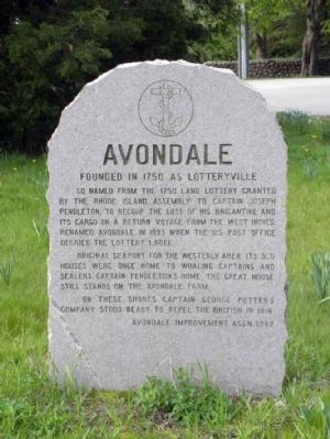 Avondale Marker image. Click for full size.