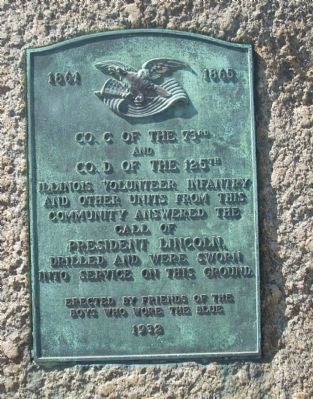 73rd and 125th Illinois Volunteer Infantry Marker. Click for more information. 73rd and 125th Illinois Volunteer Infantry Marker image. Click for more information.