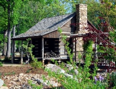 Gosnell Cabin -<br>South Corner image. Click for full size.