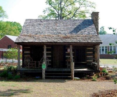 Gosnell Cabin -<br>Southwest (Front) Facade image. Click for full size.