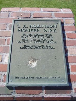 Plaque Located on Right Side of Walk image. Click for full size.