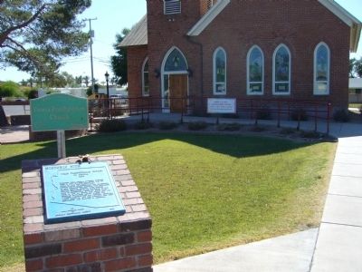 First Presbyterian Church of Peoria Marker image. Click for full size.