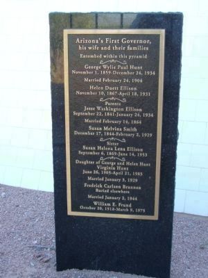 First Governor of Arizona Marker image. Click for full size.