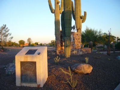 Lost Dutchman Gold Route Marker. Click for full size. Lost Dutchman Gold Route Marker image. Click for full size.