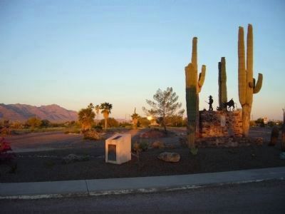 Lost Dutchman Gold Route Monument image. Click for full size.