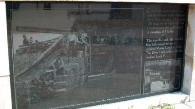Canal Locks Marker. Click for full size. Canal Locks Marker image. Click for full size.