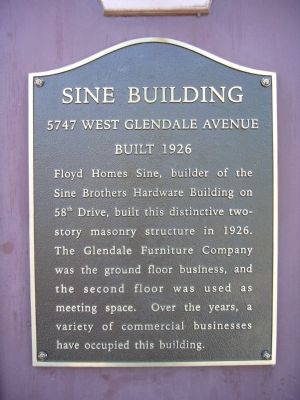 Sine Building Marker image. Click for full size.
