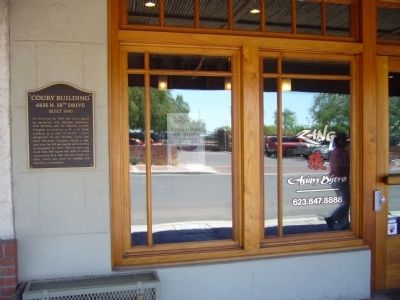 Coury Building Marker. Click for full size. Coury Building Marker image. Click for full size.