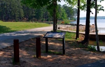 Lake Greenwood Marker. Click for full size. Lake Greenwood Marker image. Click for full size.