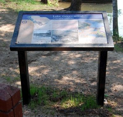 Lake Greenwood Marker. Click for full size. Lake Greenwood Marker image. Click for full size.