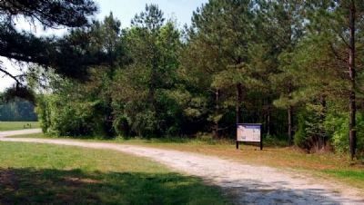 Ninety Six National Historic Site /<br>Greenwood County Marker -<br>Present Location image. Click for full size.