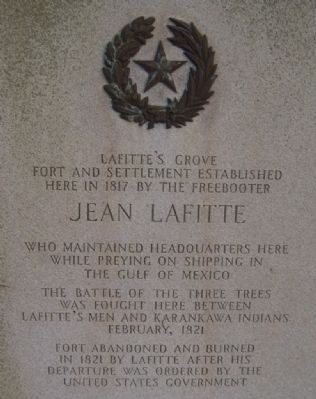 Lafitte's Grove Marker image. Click for full size.