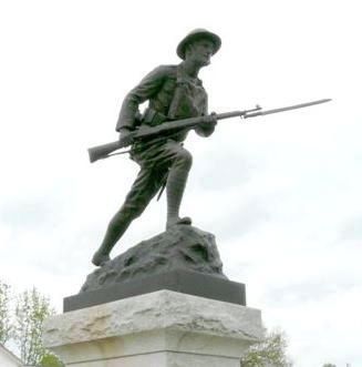 World War I Memorial Statue image. Click for full size.
