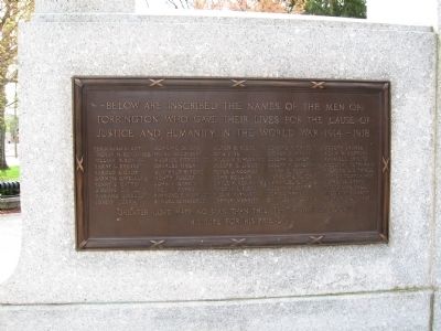 World War I Dead Plaque image. Click for full size.