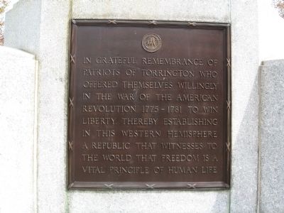 American Revolution Plaque image. Click for full size.