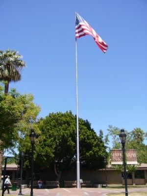 Glendale's Towering Flagstaff. Click for full size. Glendale's Towering Flagstaff image. Click for full size.