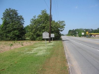 Markers in Front of the State Historic Site image. Click for full size.