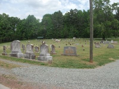 Cane Creek Meeting Cemetery. Click for full size. Cane Creek Meeting Cemetery image. Click for full size.