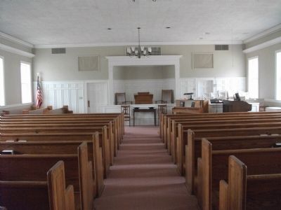 Cane Creek Meeting Interior image. Click for full size.
