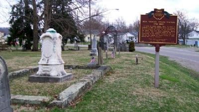 Hon. Samuel Finley Vinton Grave and Marker image. Click for full size.