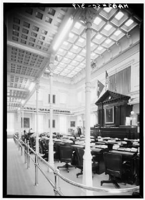 The State House Senate chamber, main floor image. Click for full size.