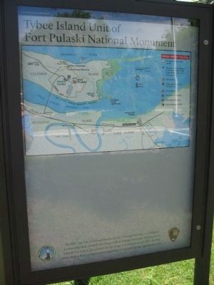 Fort Pulaski National Monument Map image. Click for full size.