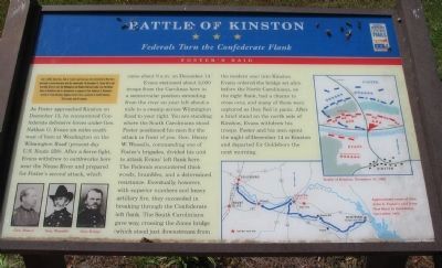 Battle of Kinston Marker image. Click for full size.