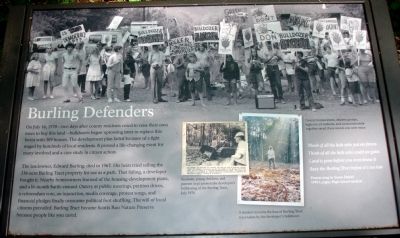 Burling Defenders Marker. Click for full size. Burling Defenders Marker image. Click for full size.