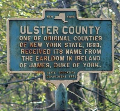 Ulster County Marker image. Click for full size.