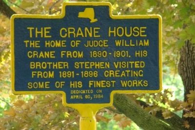 The Crane House Marker image. Click for full size.