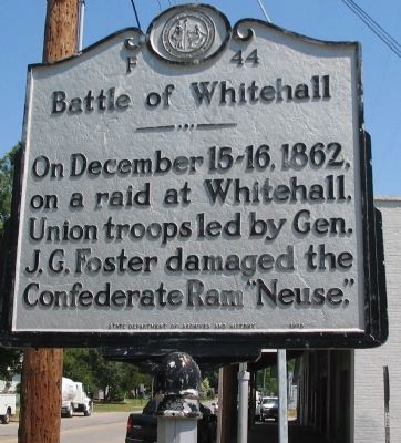 Battle of Whitehall Marker image. Click for full size.