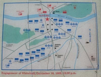 Map of the Battle of Whitehall image. Click for full size.