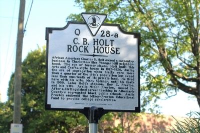 C. B. Holt Rock House Marker image. Click for full size.