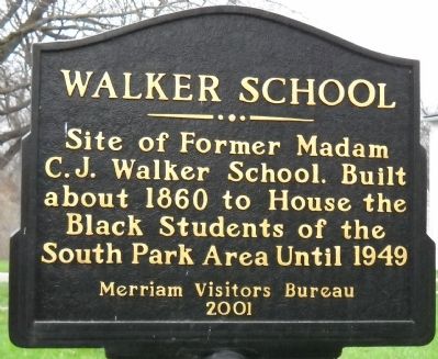 Walker School Marker image. Click for full size.
