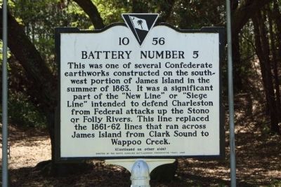 Battery Number 5 Marker image. Click for full size.